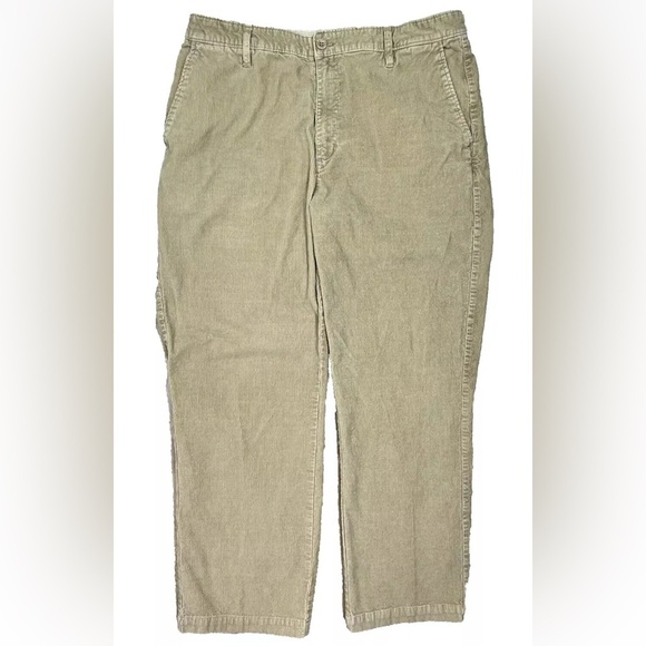 Woolrich Mens 36x30 Corduroy Pants Trousers Straight Leg Chino Khaki Tan - Picture 1 of 8